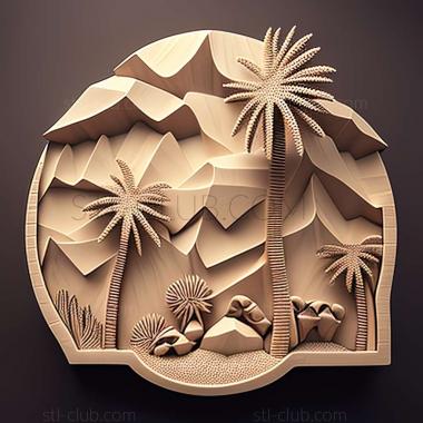 3D model palm springs (STL)